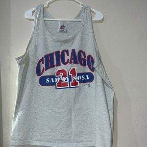 Rare y2k VTG Sammy sosa tank Chicago cubs